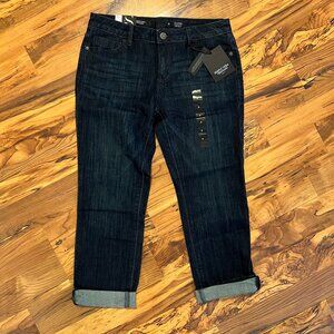 Womens Simply Vera Wang Capri Crop Jeans Size 6 NWT